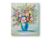 Quadro murale dipinto FIORI IN VASO 1 pezzo - immagine 7