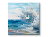 Quadro murale dipinto ONDE MARINE 1 pezzo - immagine 7
