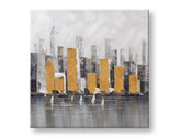 Quadro murale dipinto CITY 1 parte - immagine 7