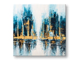 Quadro murale dipinto CITY 1 parte - immagine 7