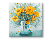 Quadro murale dipinto FIORI IN VASO 1 pezzo - immagine 8