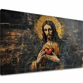 Sacro Cuore di Gesù | rifinito a mano dall'artista - immagine 2