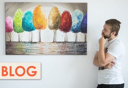 3 tipy, ako si správne vybrať ručne maľovaný obraz | Papilora.cz