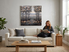 Quadro murale dipinto TREES 1 parte - immagine 3