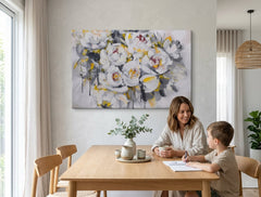 Quadro murale dipinto FIORI 1 parte - immagine 3