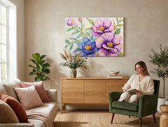 Quadro murale dipinto FIORI 1 parte - immagine 3