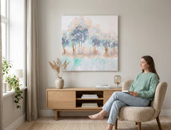 Pittura murale dipinta TREES 1 parte - immagine 3