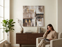 Quadro murale dipinto ABSTRAKT 1 parte - immagine 3