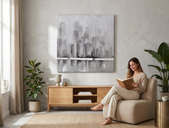 Quadro murale dipinto CITY 1 parte - immagine 3