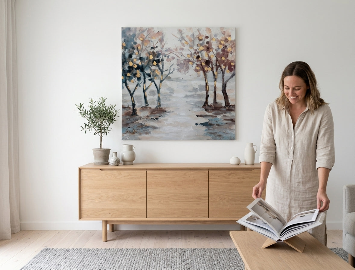 Quadro murale dipinto TREES 1 parte - immagine 3