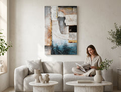 Quadro murale dipinto ABSTRAKT 1 parte - immagine 3