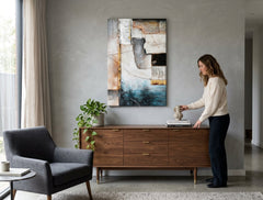 Quadro murale dipinto ABSTRAKT 1 parte - immagine 3