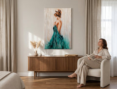 Quadro murale dipinto DONNA 1 parte - immagine 3