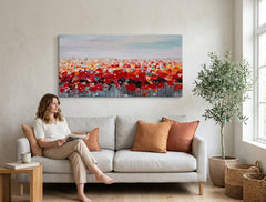Quadro murale dipinto FIORI 1 parte - immagine 3