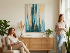Quadro murale dipinto ABSTRAKT 1 parte - immagine 3