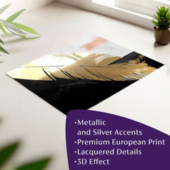 Poster da parete con effetto EXTRA - Aurora Plume | misure diverse