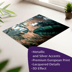 Poster da parete con effetto EXTRA - Midnight Jungle | misure diverse