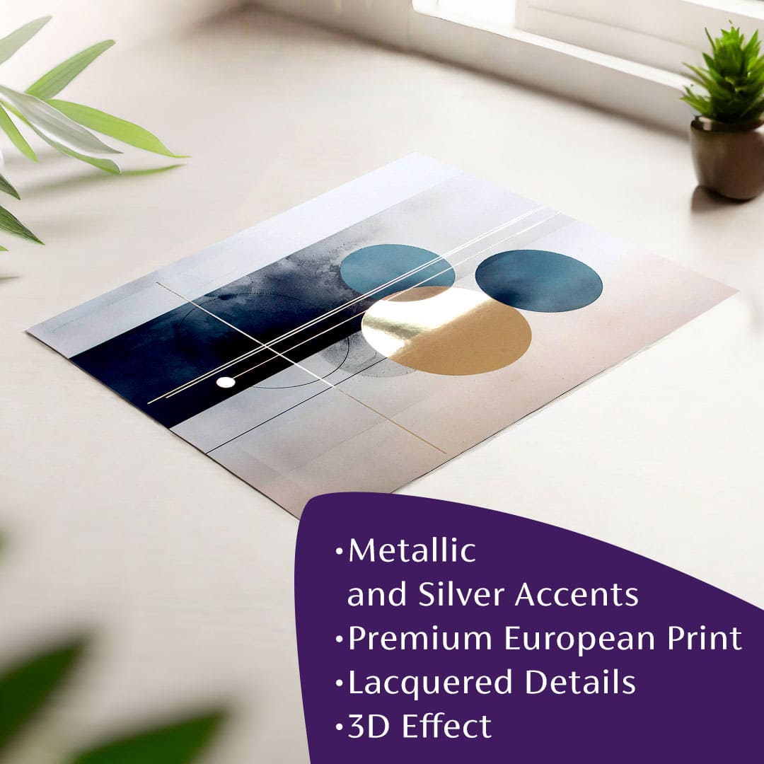 Poster da parete con effetto EXTRA - Forme scandinave | misure diverse