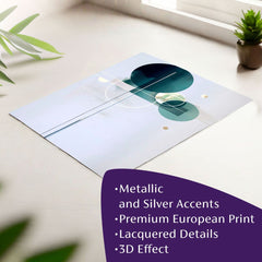 Poster da parete con effetto EXTRA - Golden Balance | misure diverse