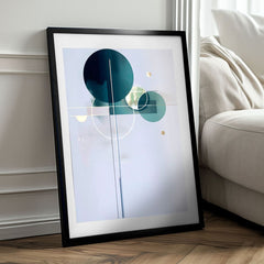 Poster da parete con effetto EXTRA - Golden Balance | misure diverse