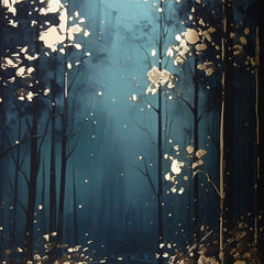 Poster da parete con effetto EXTRA - Alberi mistici | misure diverse