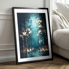 Poster da parete con effetto EXTRA - Alberi mistici | misure diverse
