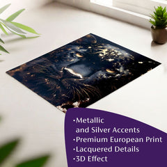 Poster da parete con effetto EXTRA - Pantera d'oro | misure diverse