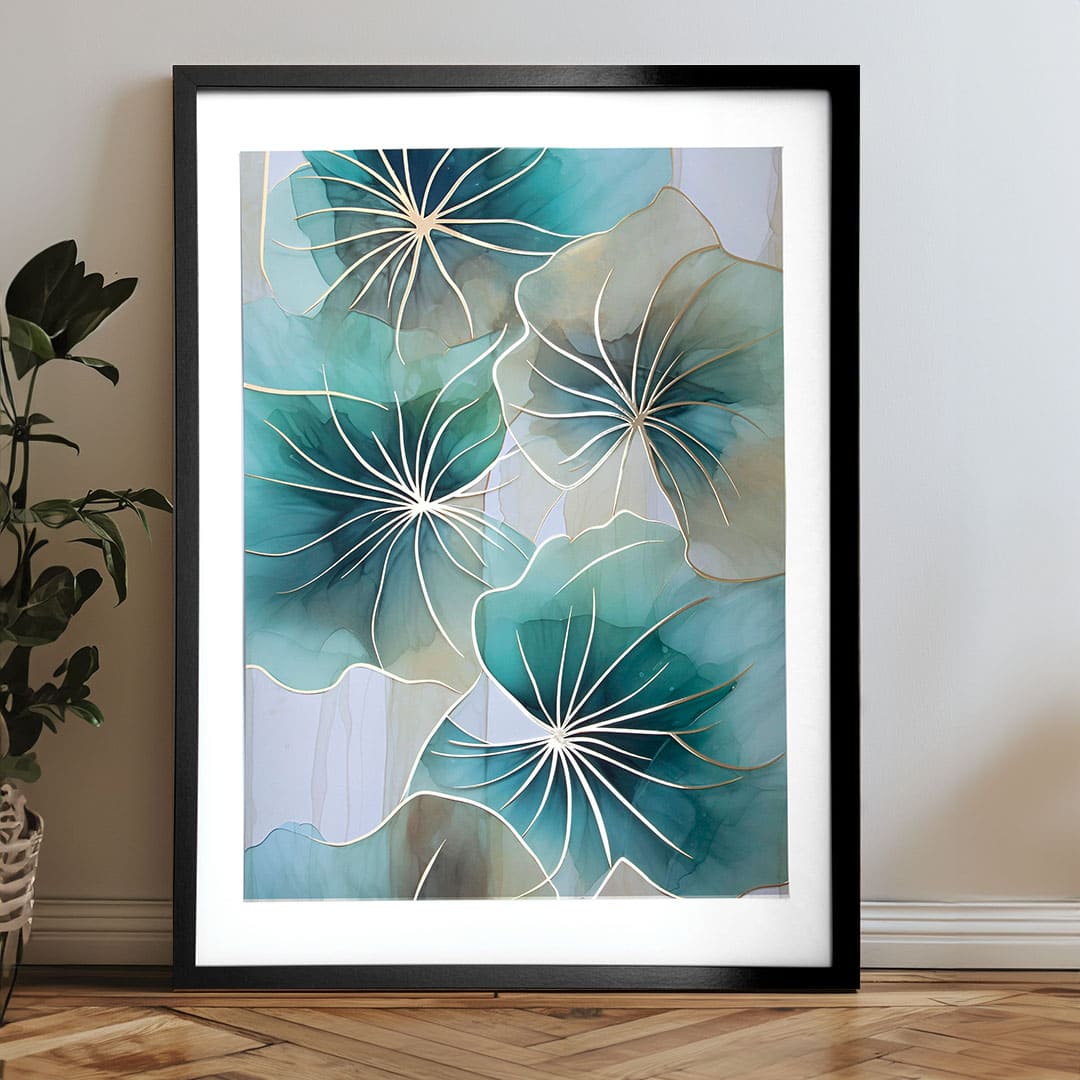 Poster da parete con effetto EXTRA - Sinfonia floreale | misure diverse