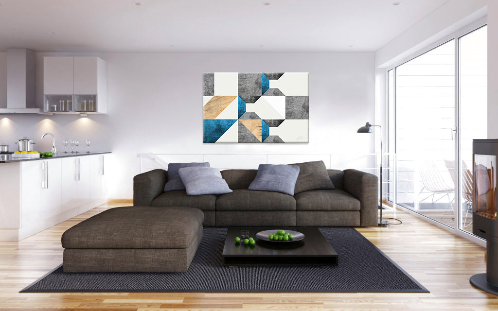 Dipinto murale Frammento di sogno che si dispiega / Dan Johannson | varie dimensioni 