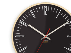 Orologio da parete moderno PIANO Nero