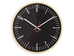 Orologio da parete moderno Piano Black