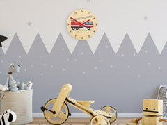 Orologio da parete per bambini Camion dei pompieri
