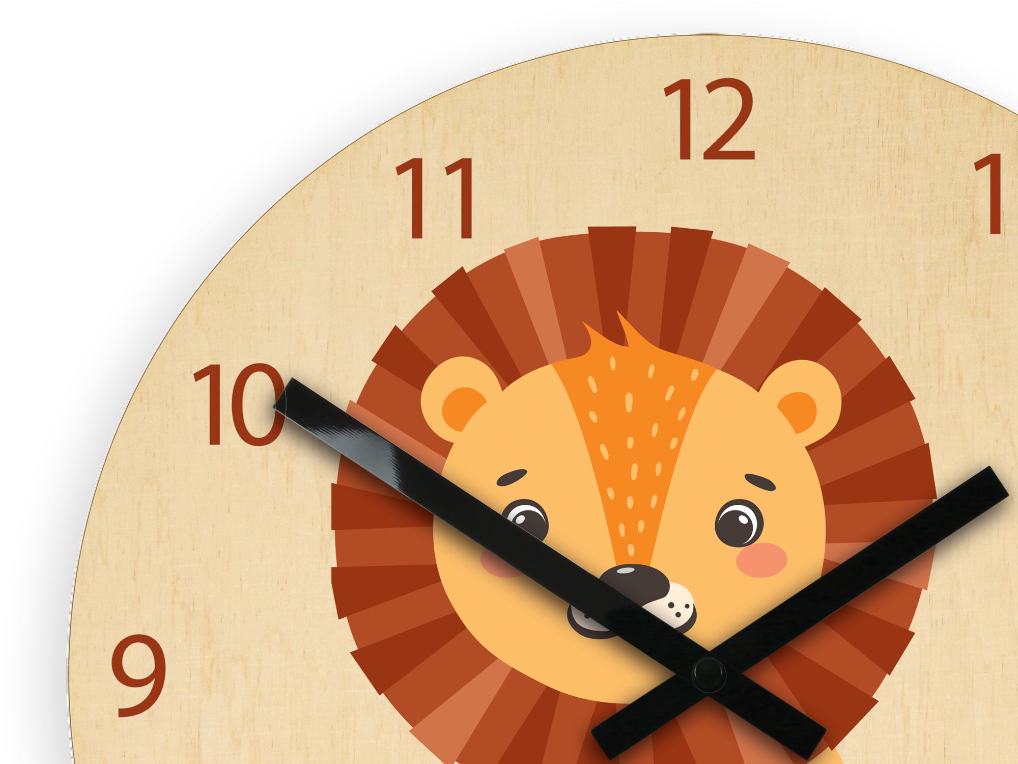 Orologio da parete per bambini Lion