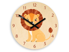 Orologio da parete per bambini Leone
