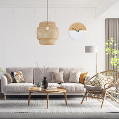 Orologio da parete moderno con specchio