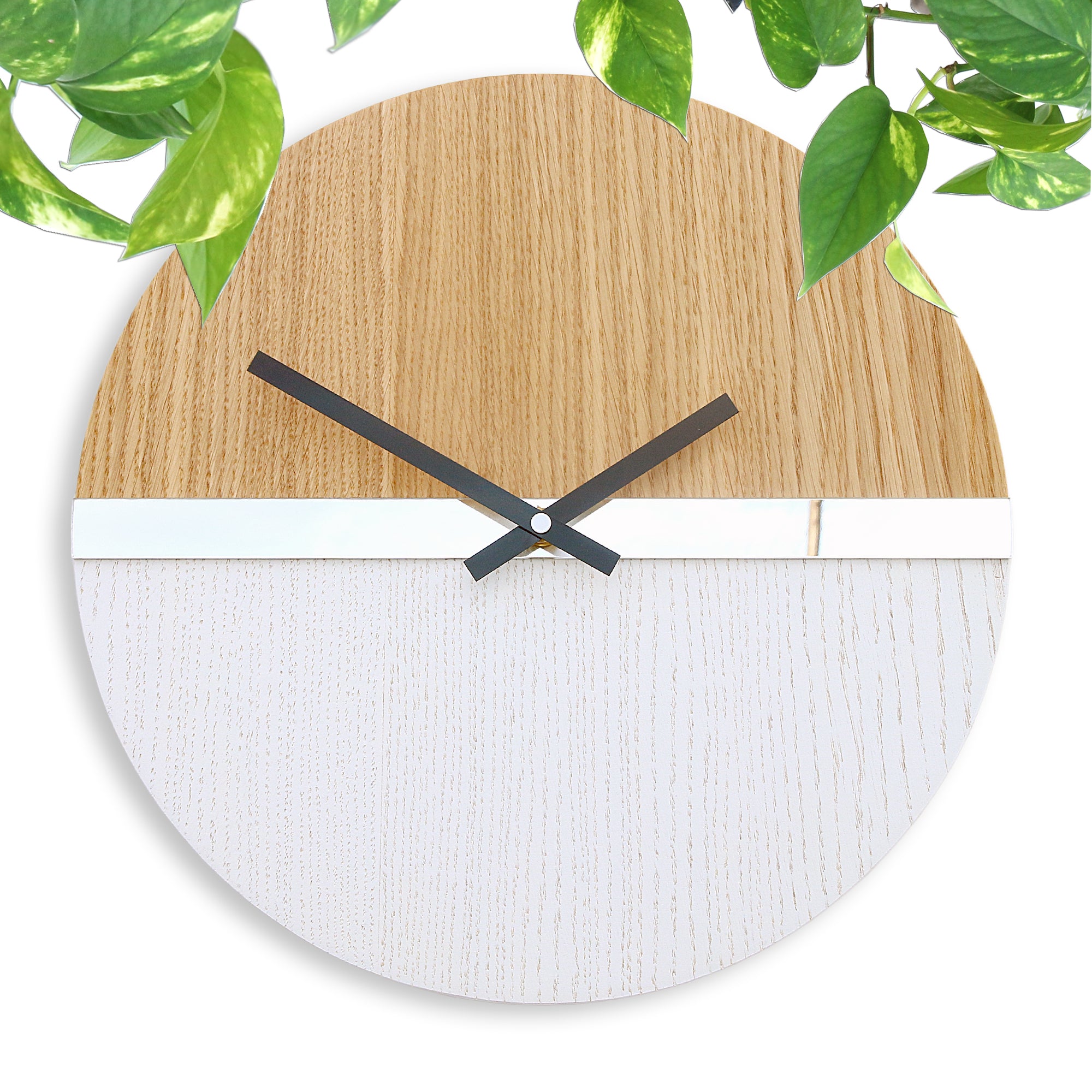 Orologio da parete moderno con specchio