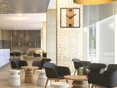 Orologi da parete moderni RETRO Legno-metallo