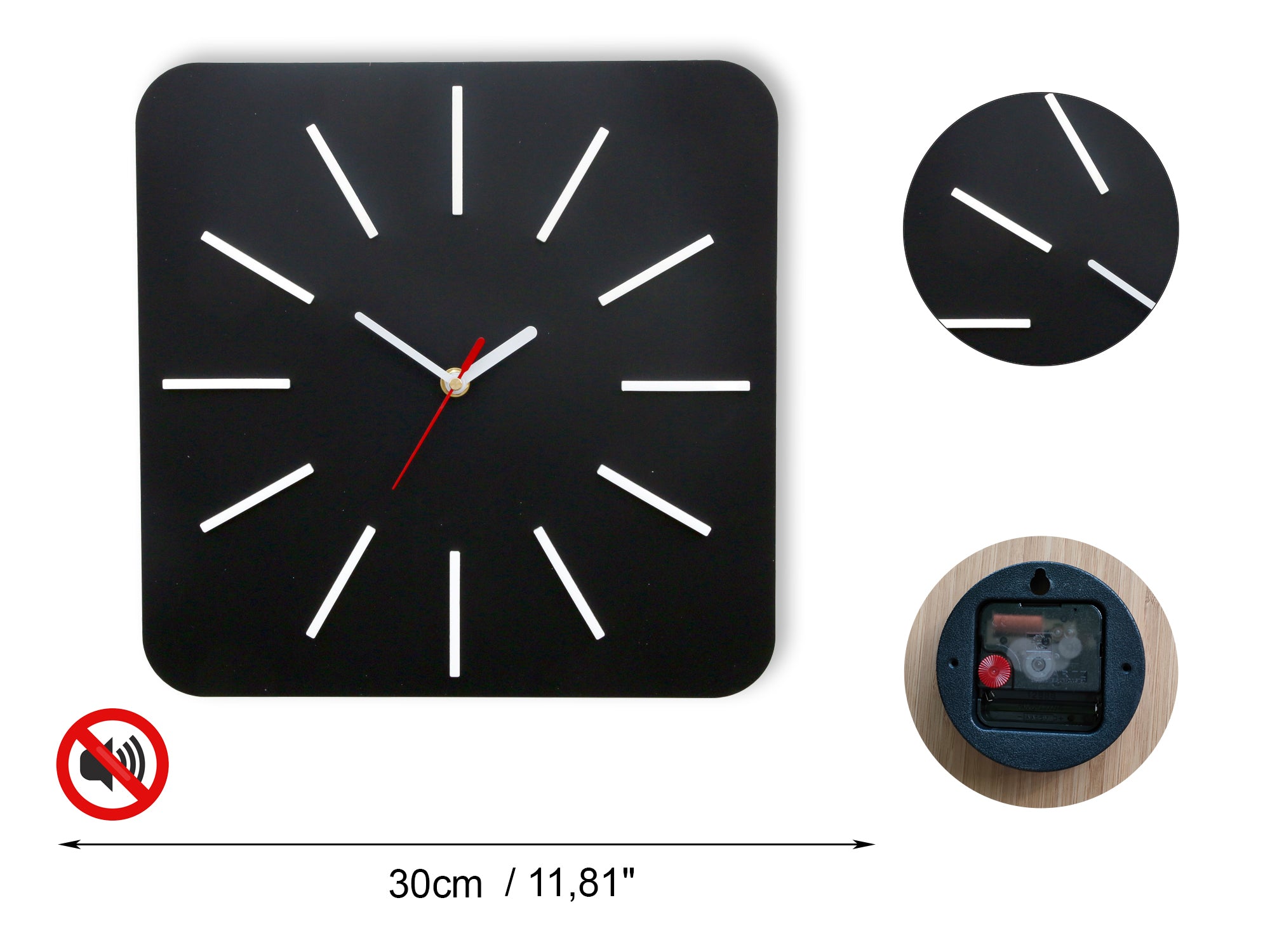 Orologio da parete moderno HYPNOTIC