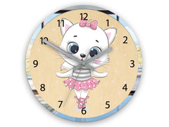 Orologio da parete per bambini Gatto ballerina