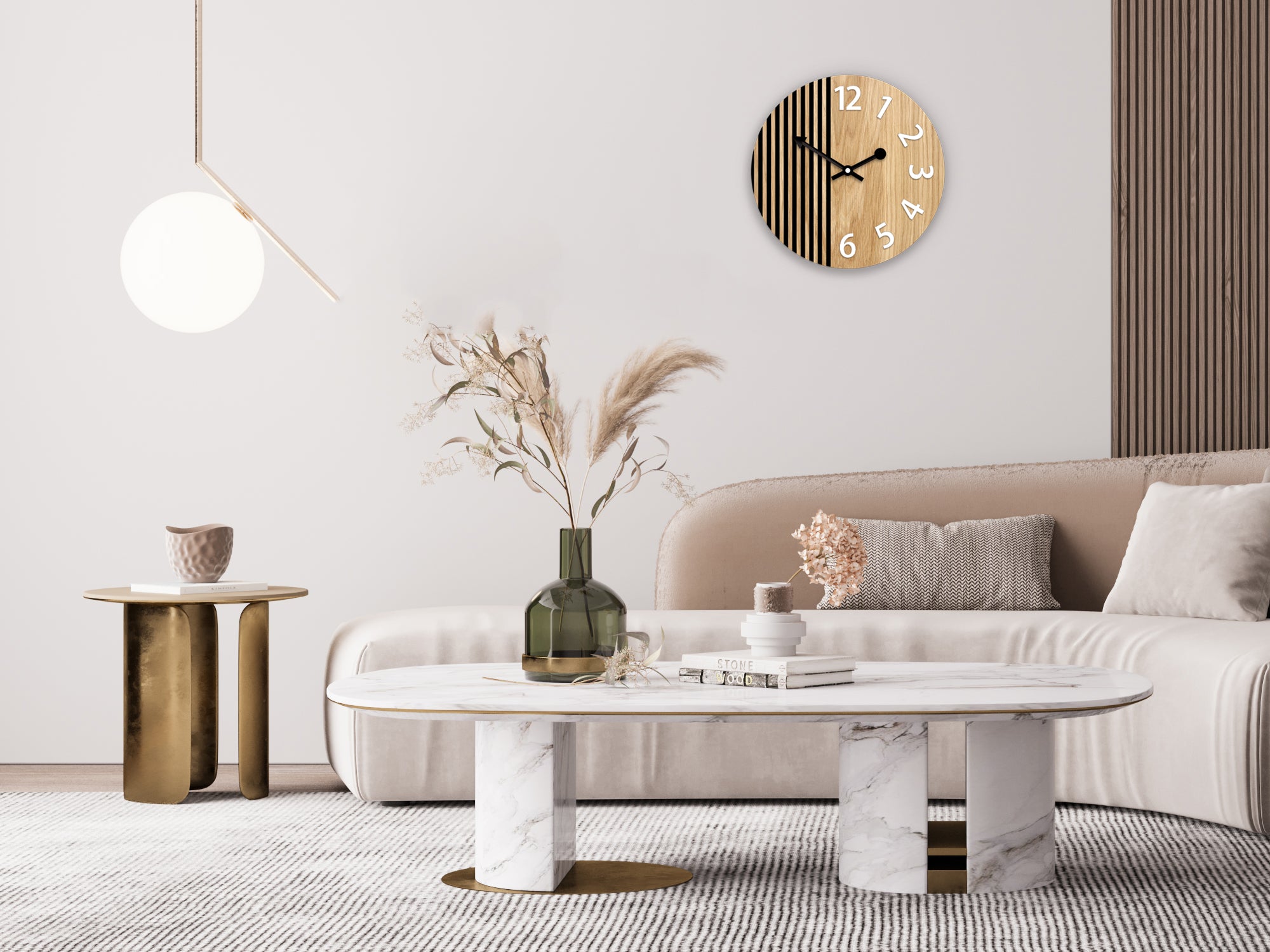 Orologio da parete in legno Londra