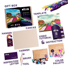 OKTO Set creativo 3D Aiuole in Olanda 30 x 40 cm