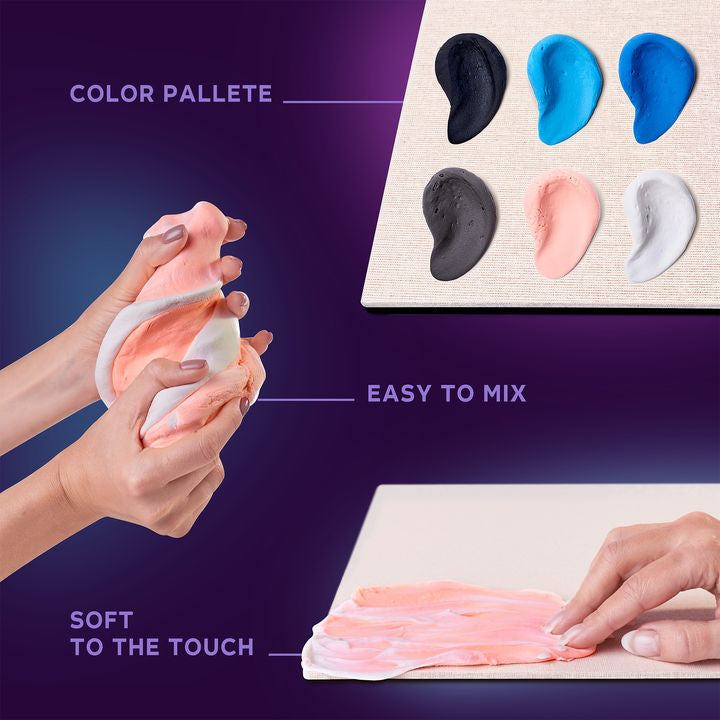 OKTO Set creativo 3D Onde a Kanawaga 30 x 40 cm