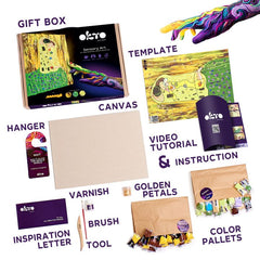 OKTO Set creativo 3D Kiss 30 x 40 cm