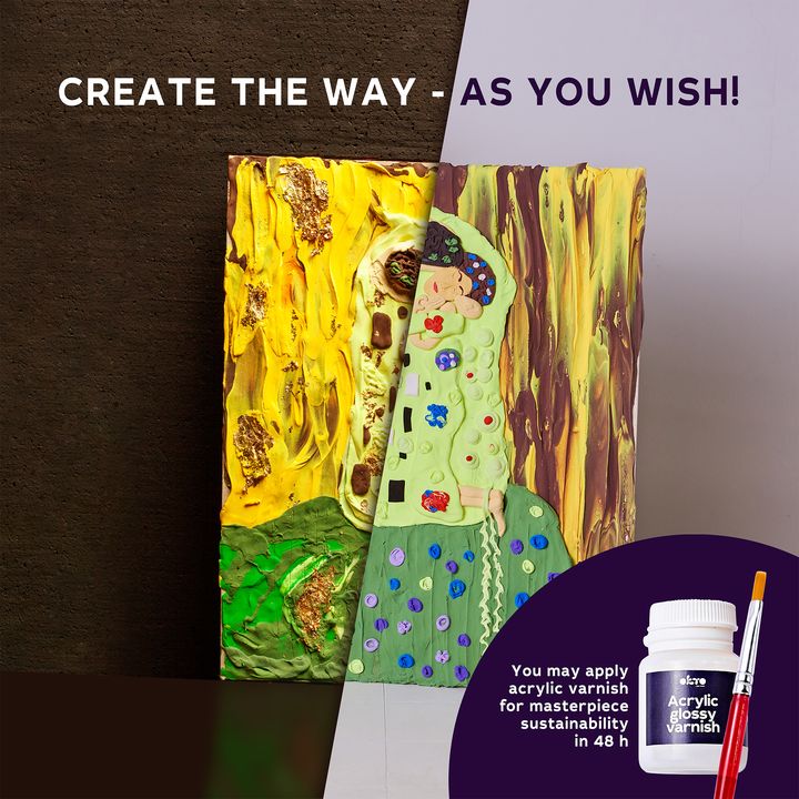 OKTO Set creativo 3D Kiss 30 x 40 cm