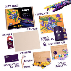 Set creativo OKTO 3D Iris 30 x 40 cm