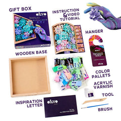 OKTO Set per modellare le succulente 21 x 21 cm