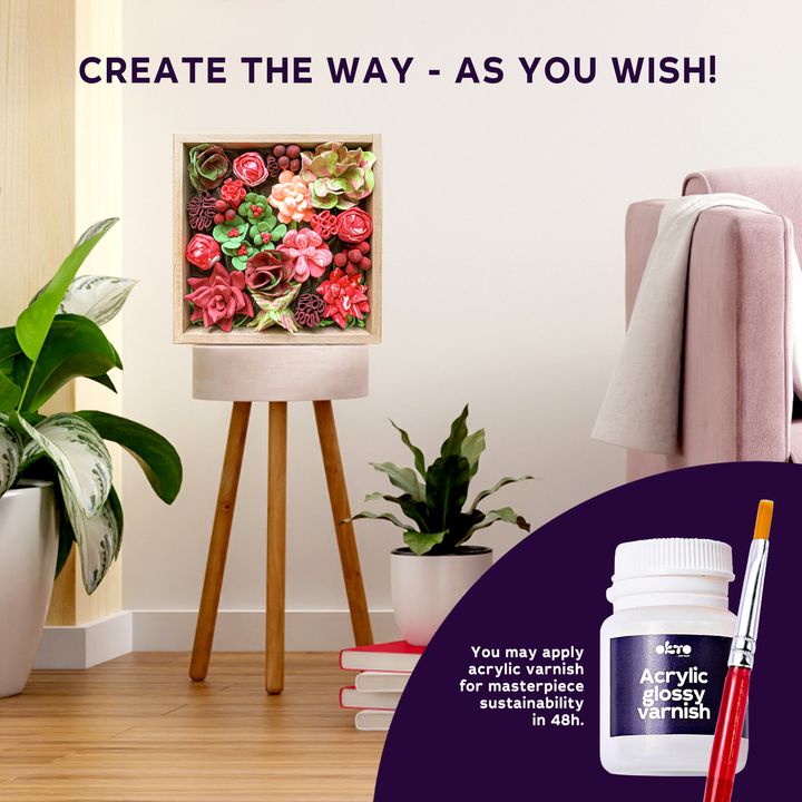 OKTO Set per modellare le succulente 21 x 21 cm DESIDERIO