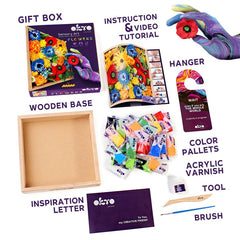 OKTO set di modellazione in cornice di legno 21 x 21 cm SLOBODA