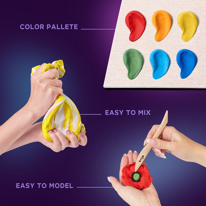 OKTO set di modellazione in cornice di legno 21 x 21 cm SLOBODA