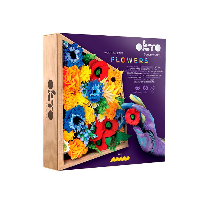 OKTO set di modellazione in cornice di legno 21 x 21 cm SLOBODA